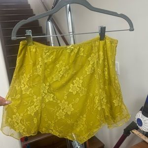 Urban outfitters lace mini skirt!